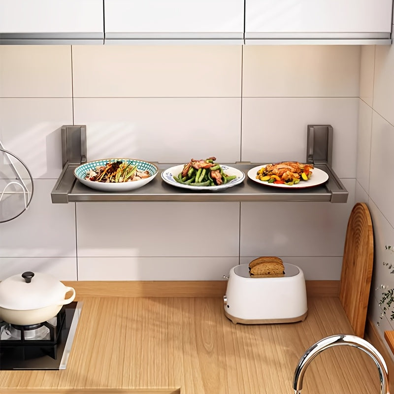 WallMounted Folding Kitchen Rack-B411