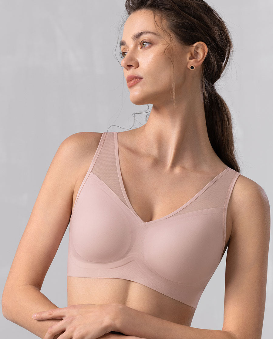 Aimer Deep-V Wireless Vest Bra