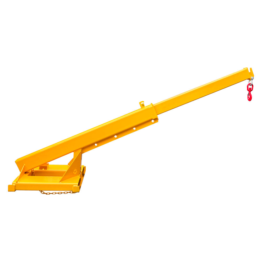 3T  Adjustable Mobile Crane Lifting Hoist Truss Jib Boom Hook