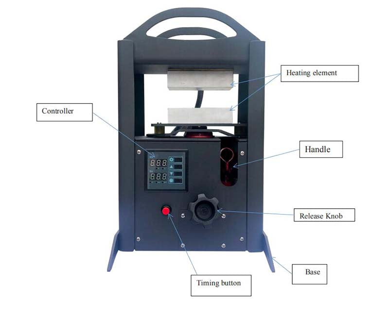 2.9*4.7" Rosin Heat Press Machine