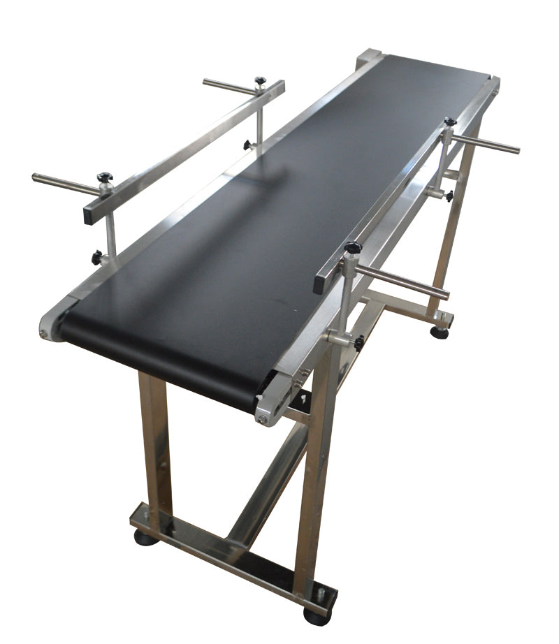 110V 1.5m PVC Conveyor Double Guardrail 30cm