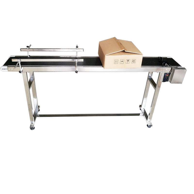 110V 1.8m PVC Conveyor Double Guardrail 20cm