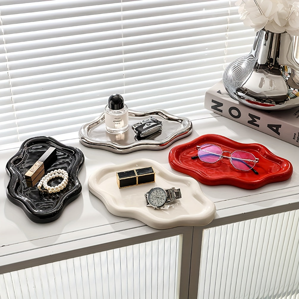 Cloud Jewelry Tray Decor- HMT24GG