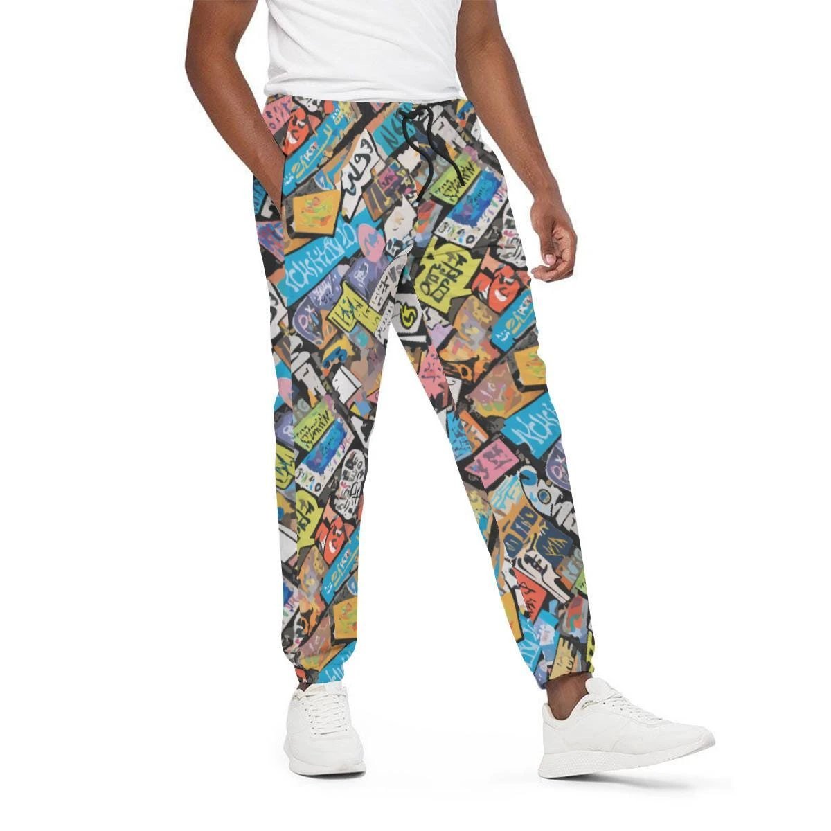 AOP Unisex Heavyweight Cotton Lounge Pants | 310gsm All-Over Print Streetwear Bottoms for Festival, Lounge & Everyday Maximalism
