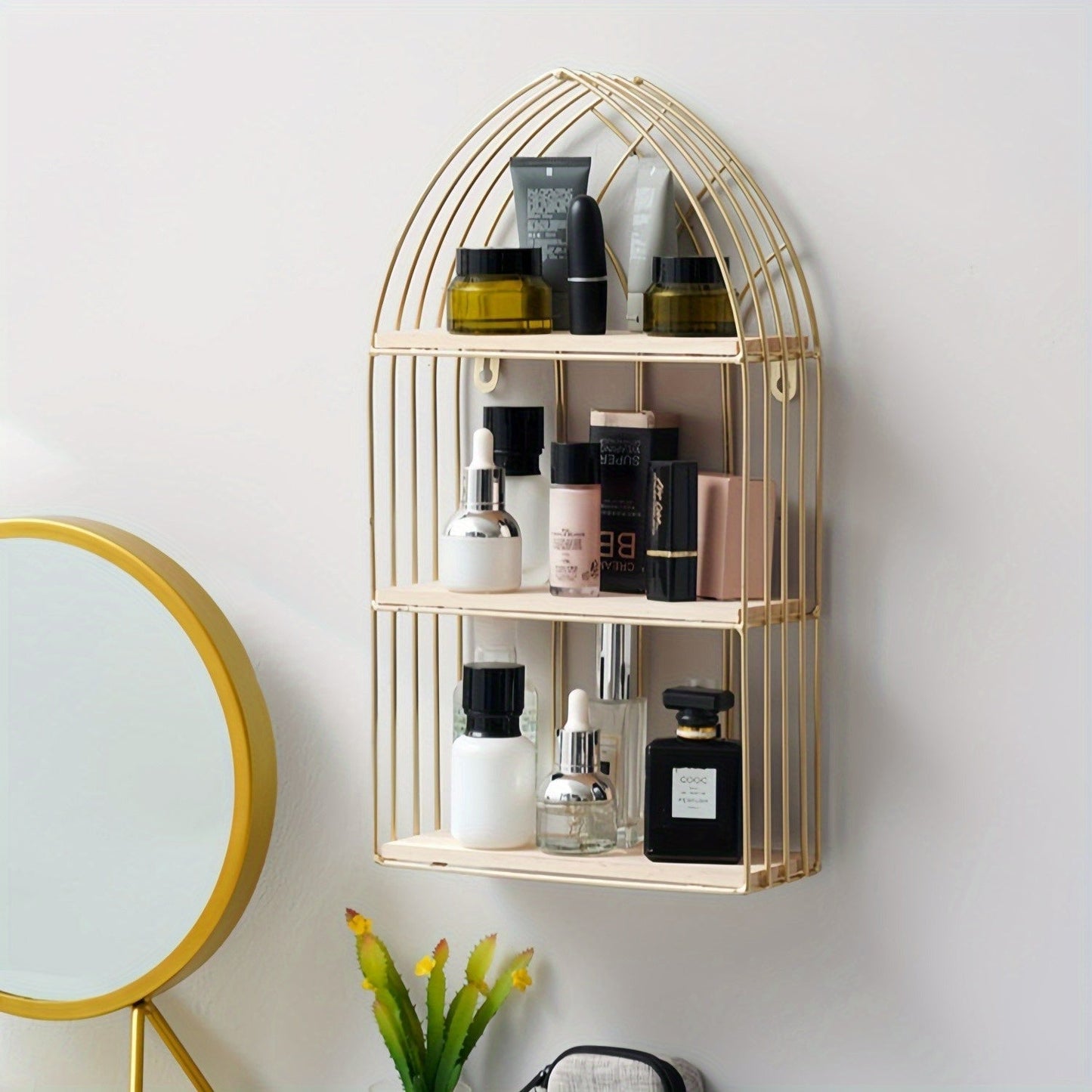 Golden Brooklyn Wall Shelf - IK0Y