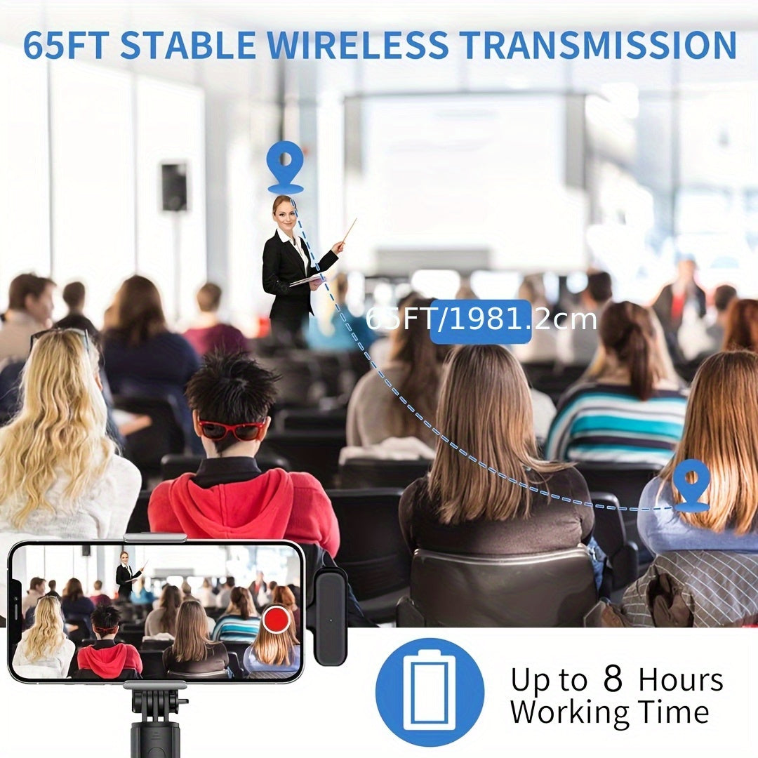 Wireless Lapel Microphone for Smartphones- HMT21LP