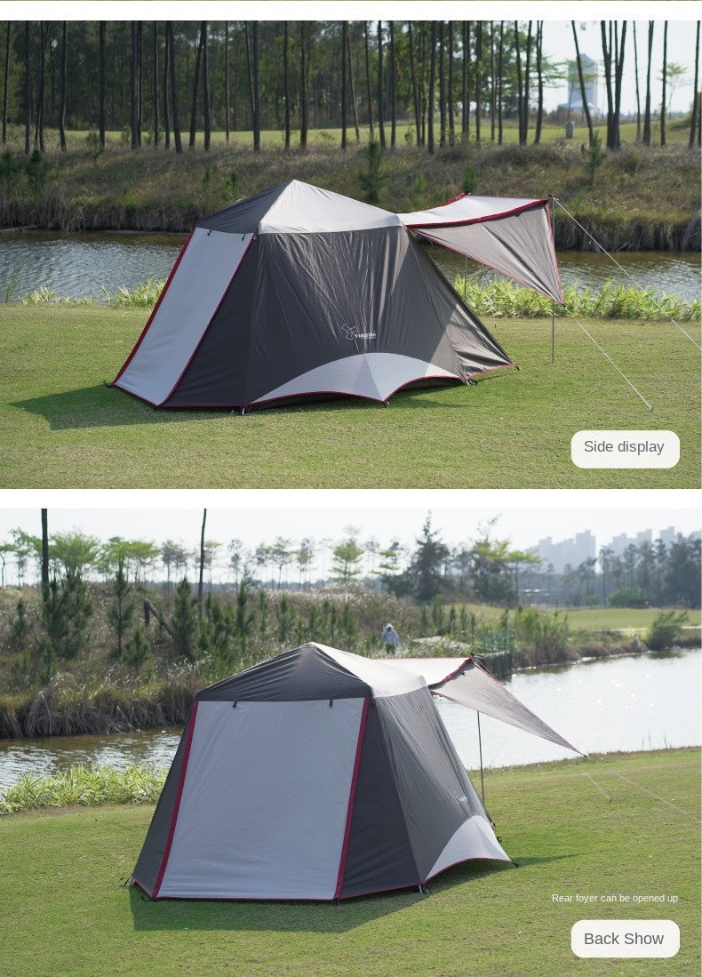 Vidalido CABIN PLUS Series Automatic Cabin Style Tent Portable Lightweight Folding for 4-6 Person Family Shed Leisure Quick Opening Sunshade Tent