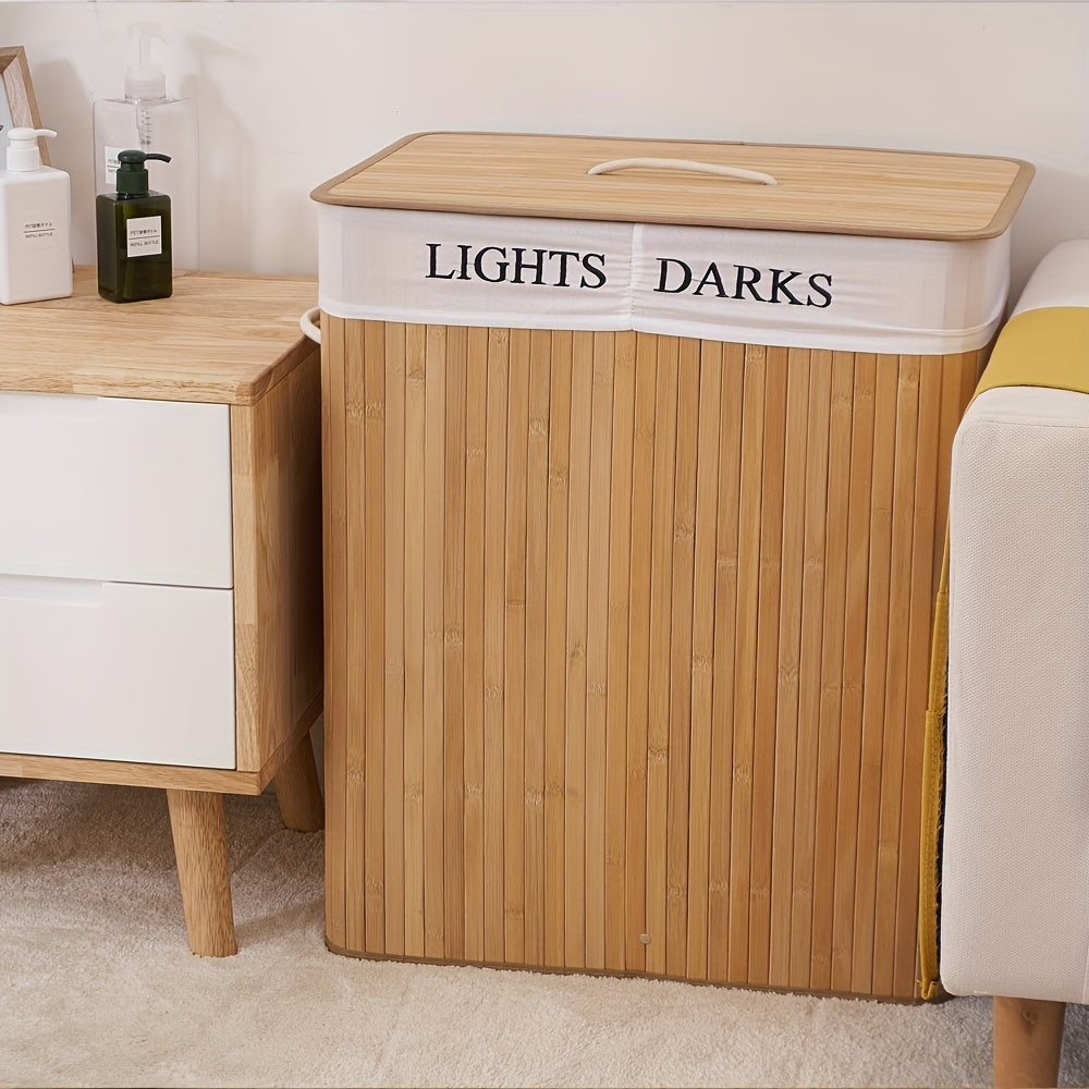 Webest Home Classic Bamboo Laundry Hamper - WAQ4