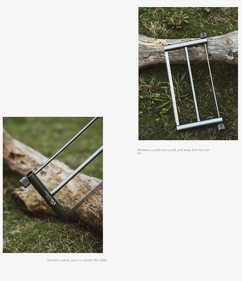 Mobi Garden Outdoor Portable Saw Ultralight Foldable Hand Saw Hacksaw Folding Wood Log Bush Camping Tool Crafting Only 243g With Storage Bag