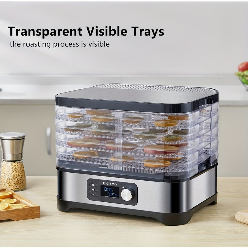 BioloMix 5Tray Food Dehydrator with LED Display-C32Z