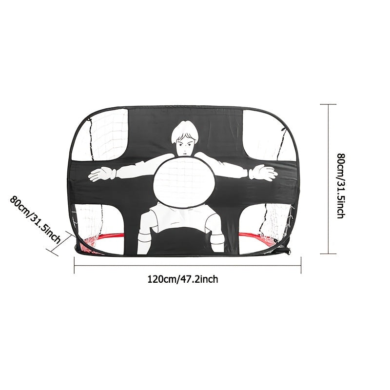 Portable 2-in-1 Folding Soccer Goal for Training & Matches TJR7B5D