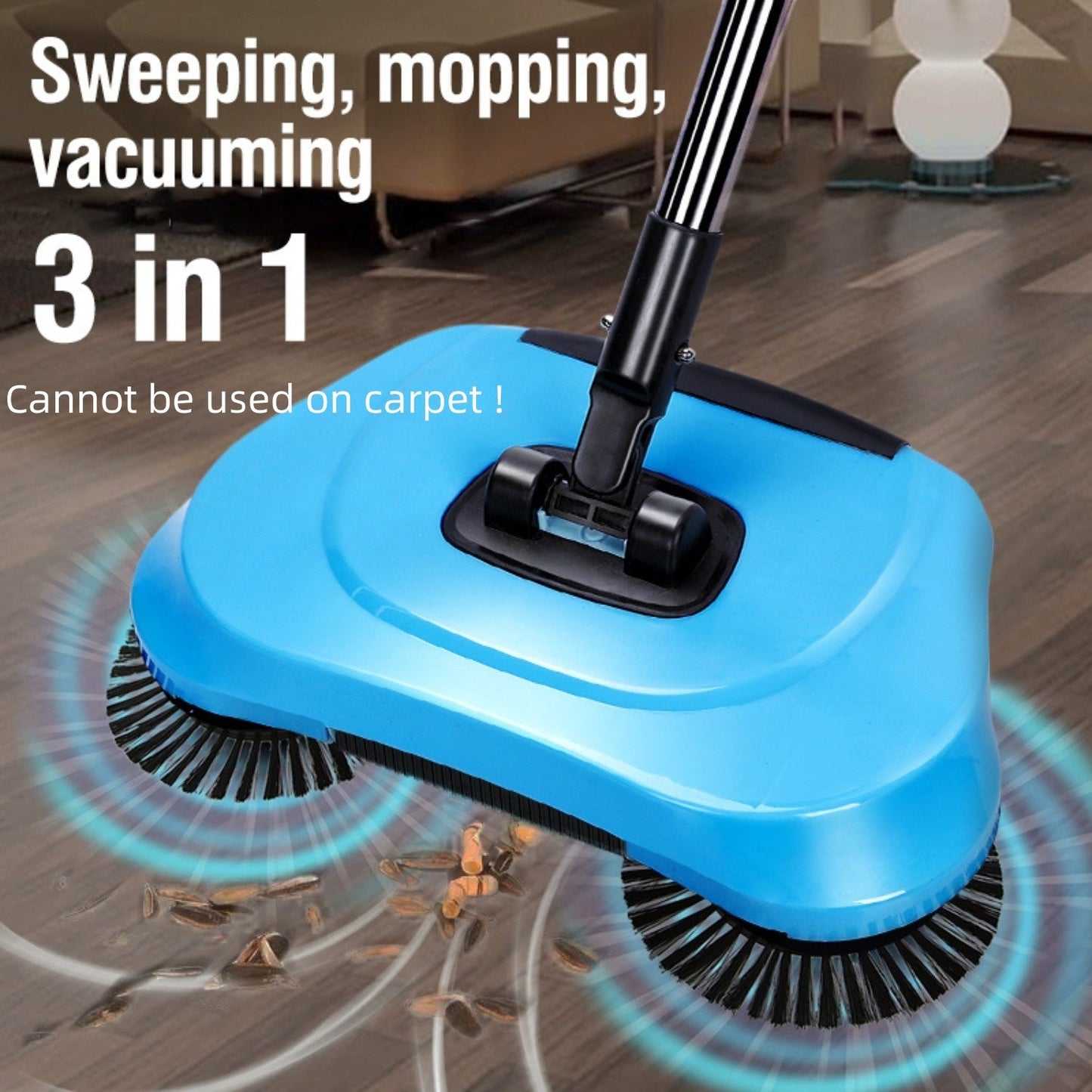 Multifunctional Manual Sweeping And Mopping Brush- HMT15MB