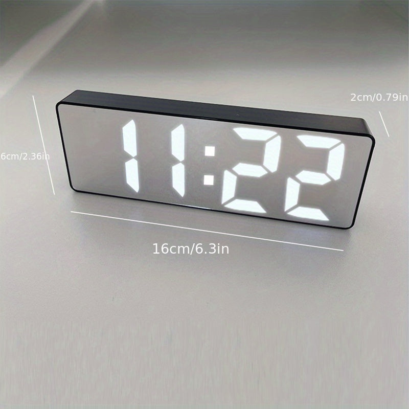 LED Digital Alarm Clock- HMT12M6