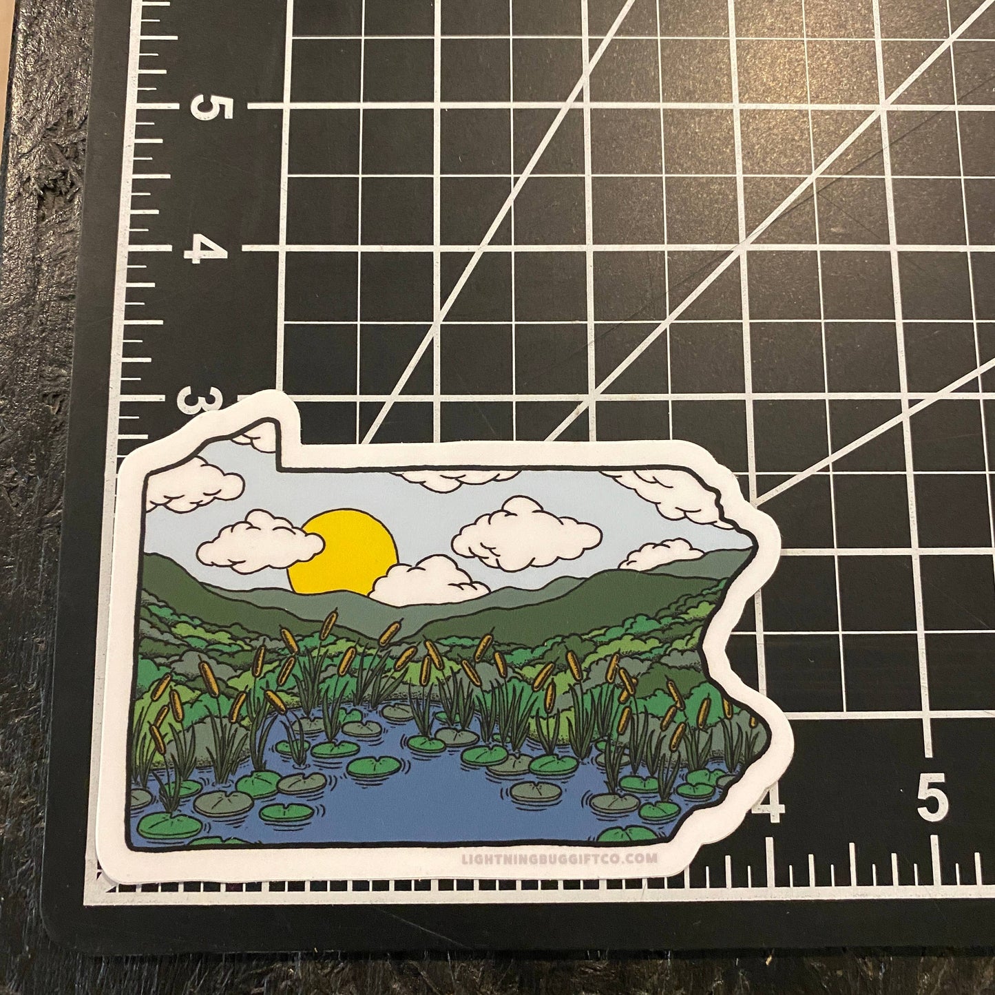 Lightning Bug Gift Co. - Pond Pennsylvania Sticker