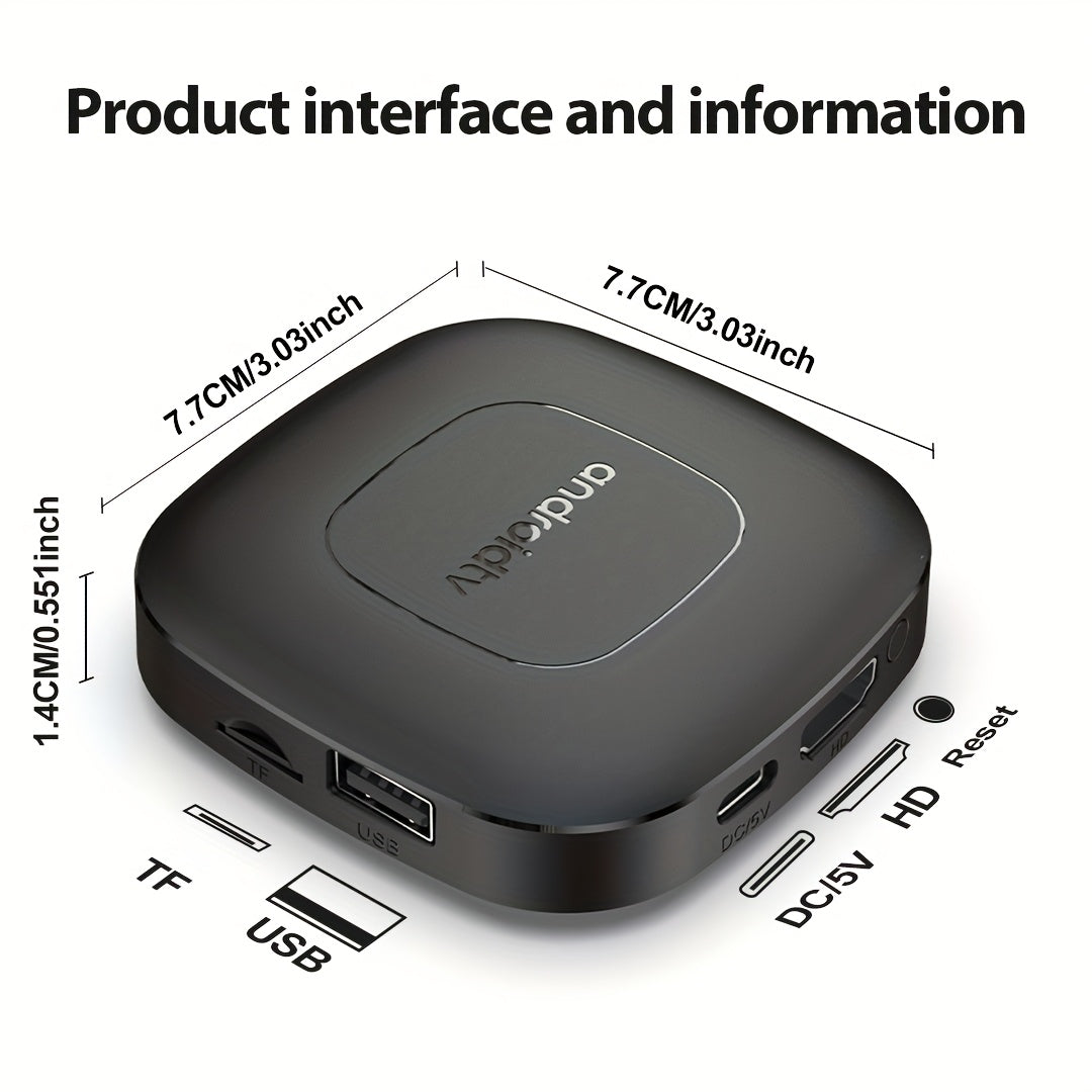 Smart TV Box, 2GB+16GB, Android 13, Voice Assistant, 8K TJR8W1C