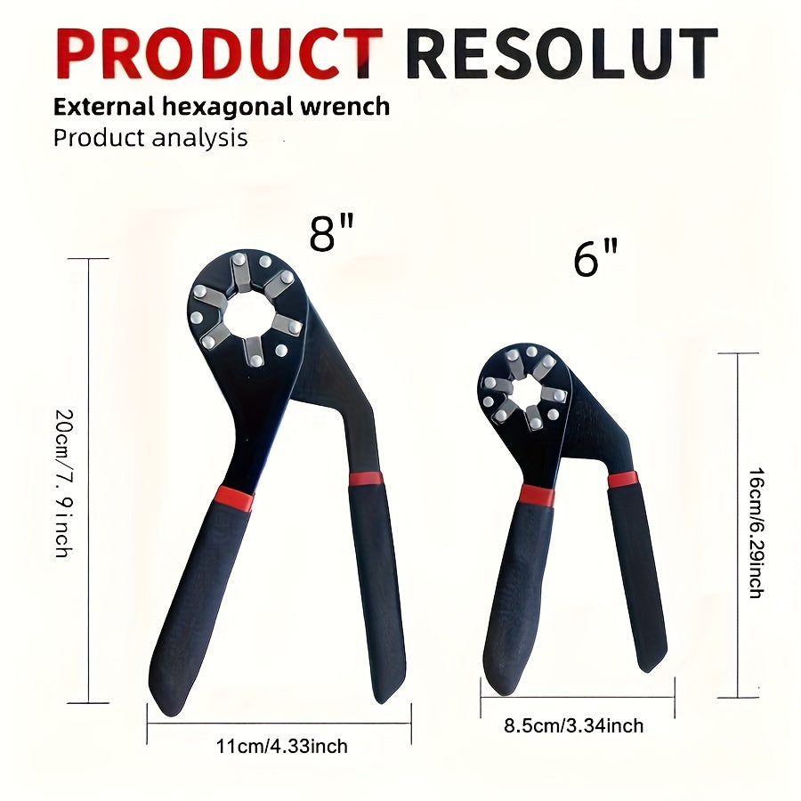 Hexagon Magic Wrench, Adjustable Torque Spanner, Durable – TJR5N3J