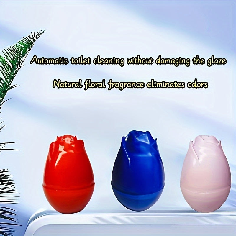 Automatic Toilet Cleaner, Rose-Shaped, Long-Lasting – TJR3P9D