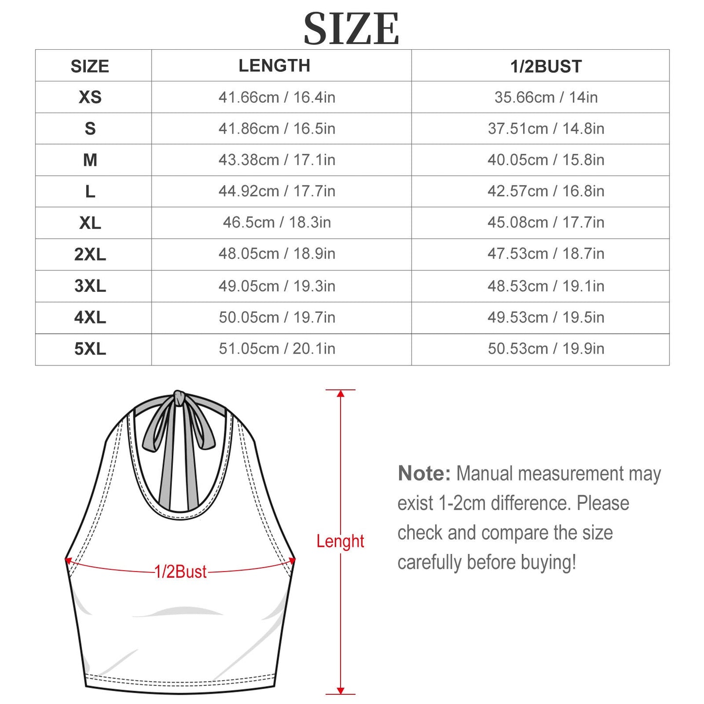 Maximalist AOP Women's Halter Tie Vest | 180gsm Milk-Silk Adjustable Crop Top — Bold Print Festival, Beach & Rooftop Statement Top (S–3XL)