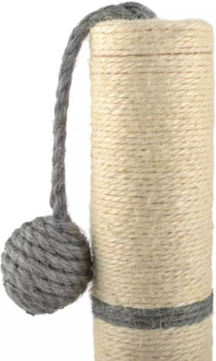 Purlov Kattenkrabpaal 45 cm Grijs - Stijlvol en Praktisch