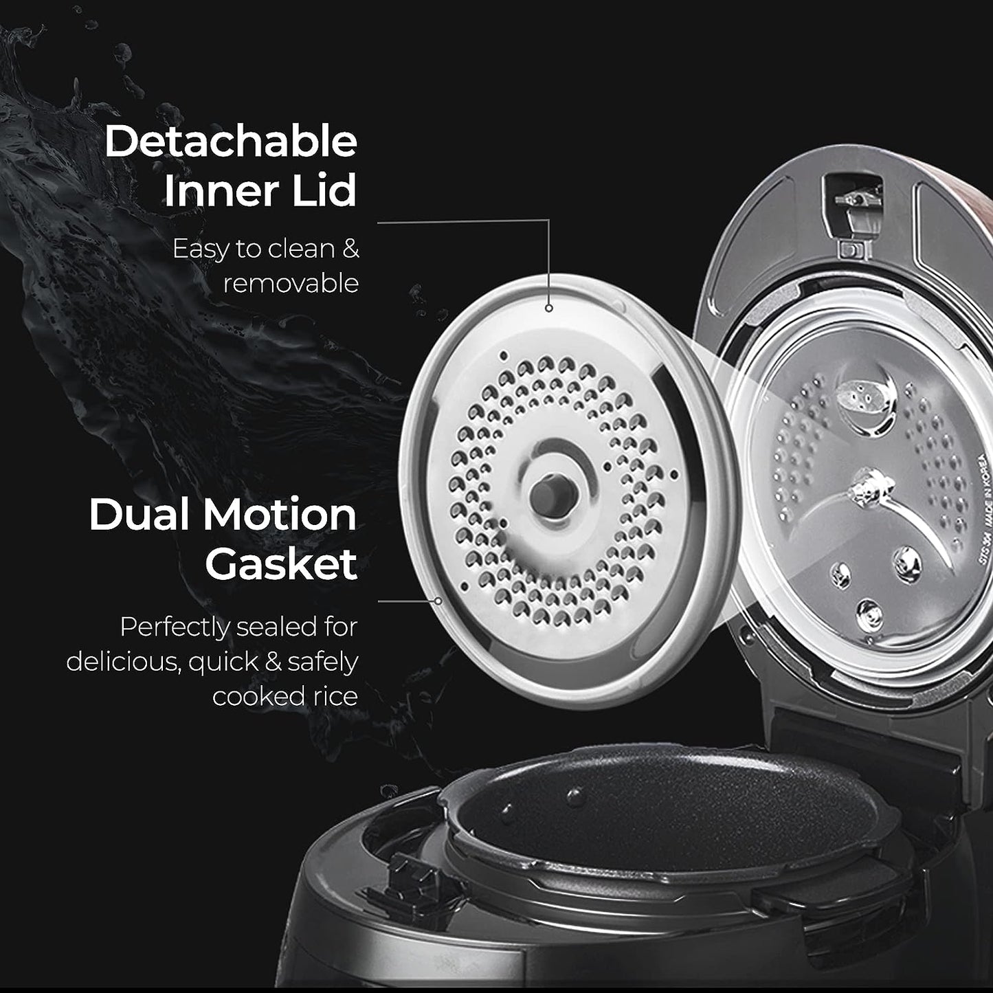 Refurbished B grade 6-Cup HP Twin Pressure Rice Cooker (CRP-RT0609F)