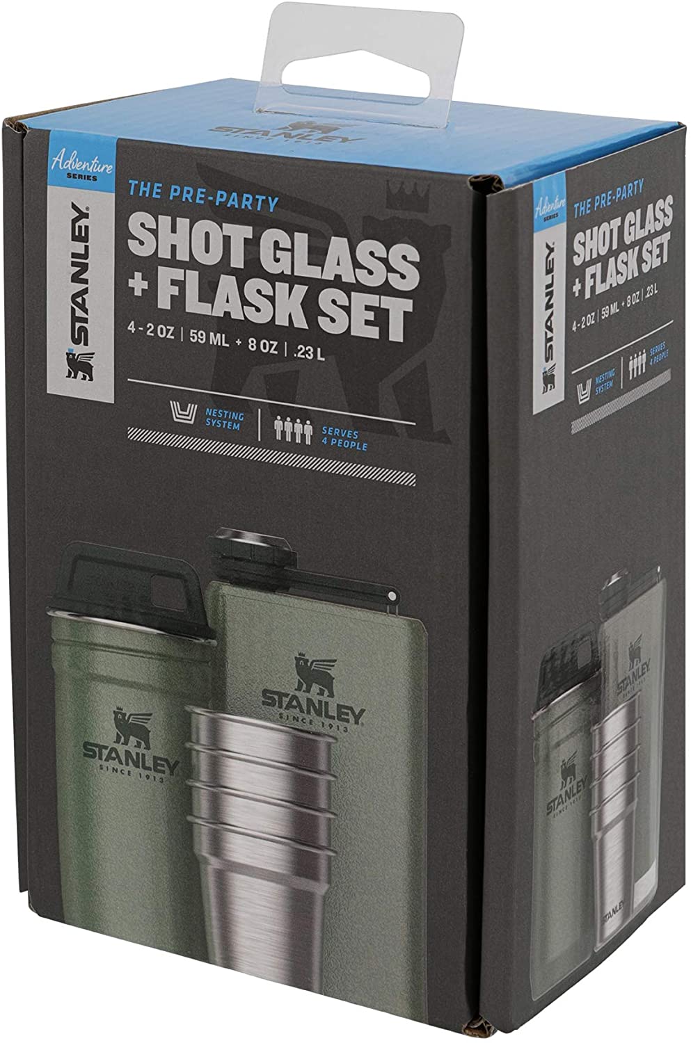 Stanley Adventure Stainless Steel Shots + Flask Gift Set