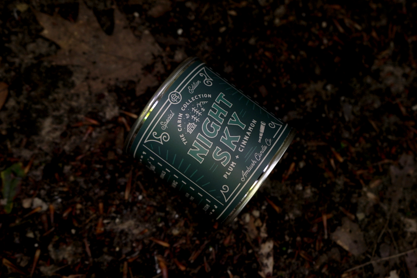 Ambush Candle Co. - Night Sky | Plum + Cinnamon 8oz Soy Candle