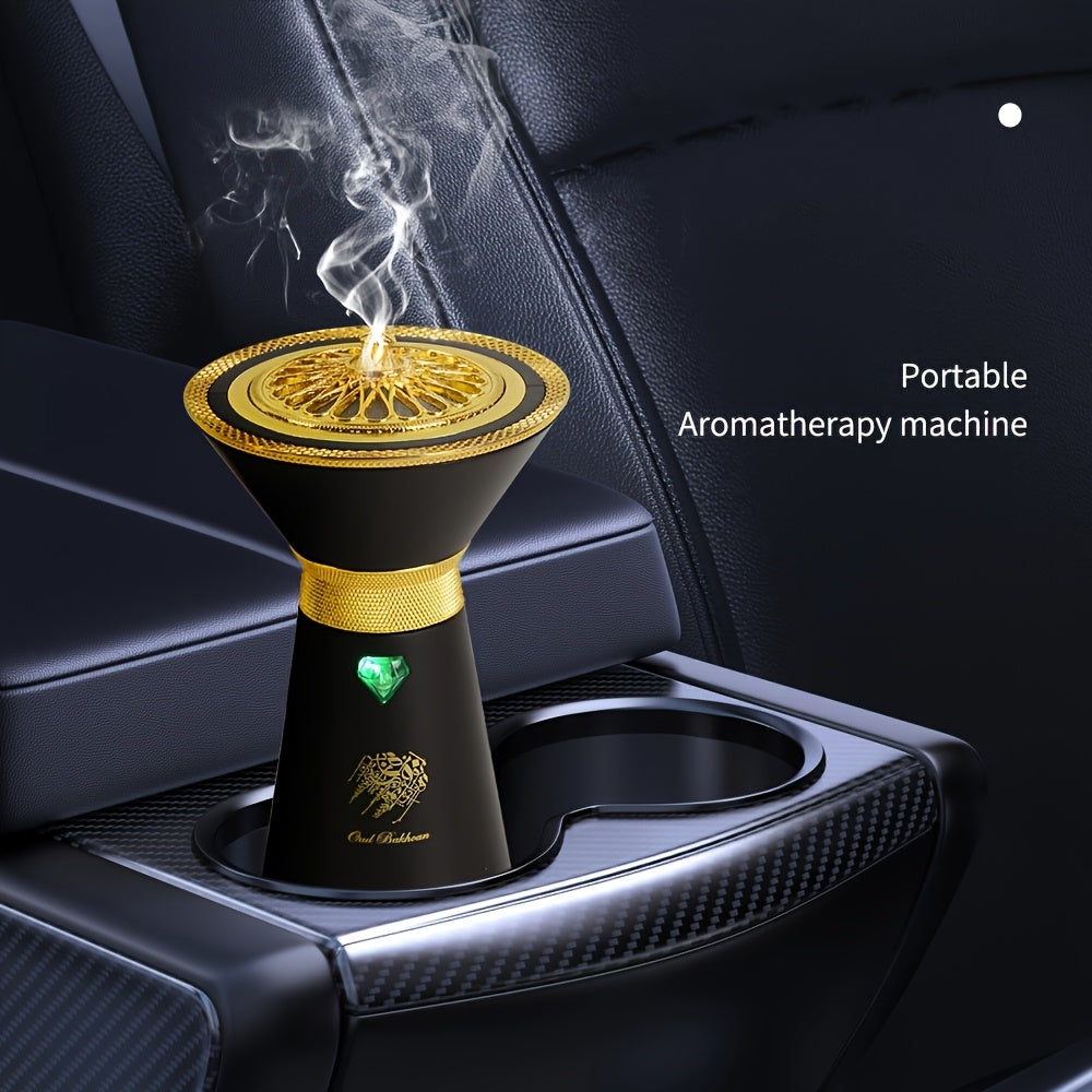 Elegant Car Incense Burner with Arabian Design - TJR2Q9X