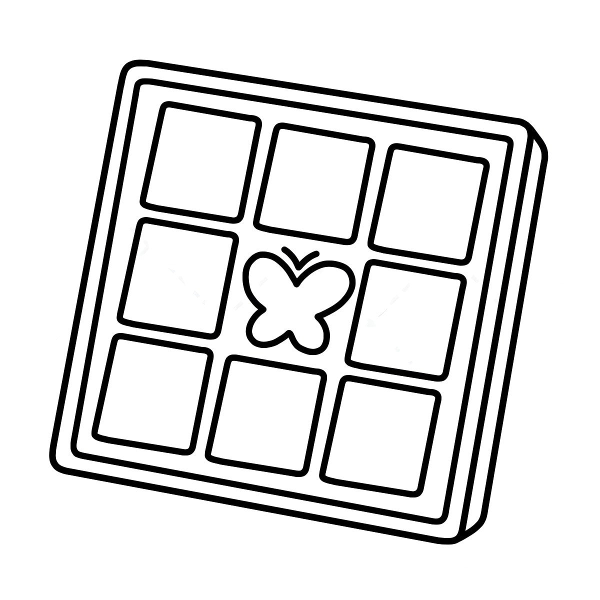 Mixed Color Paper Easy Coloring Book - VI30