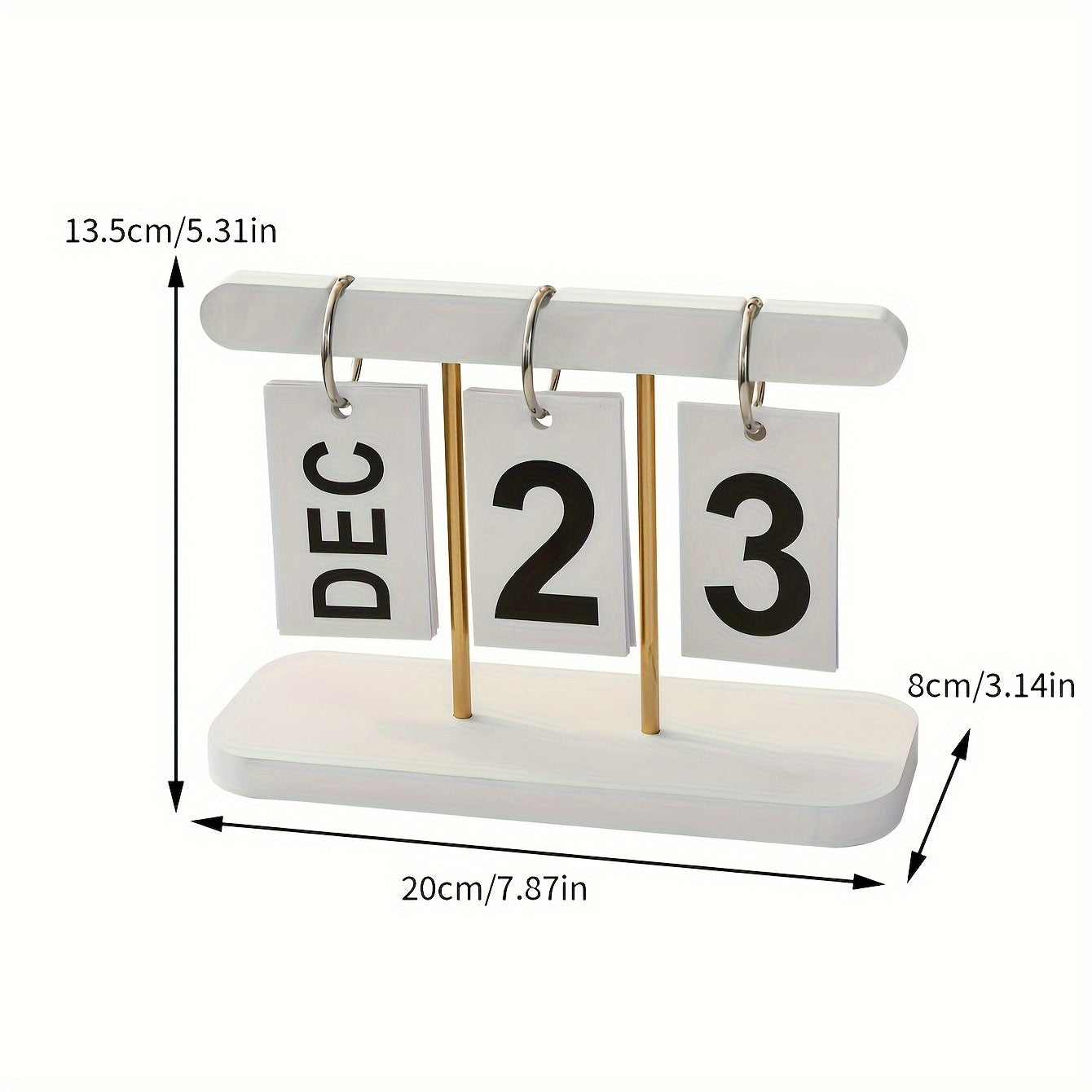 Modern Minimalist Flip Calendar Desk Organizer - DN3J