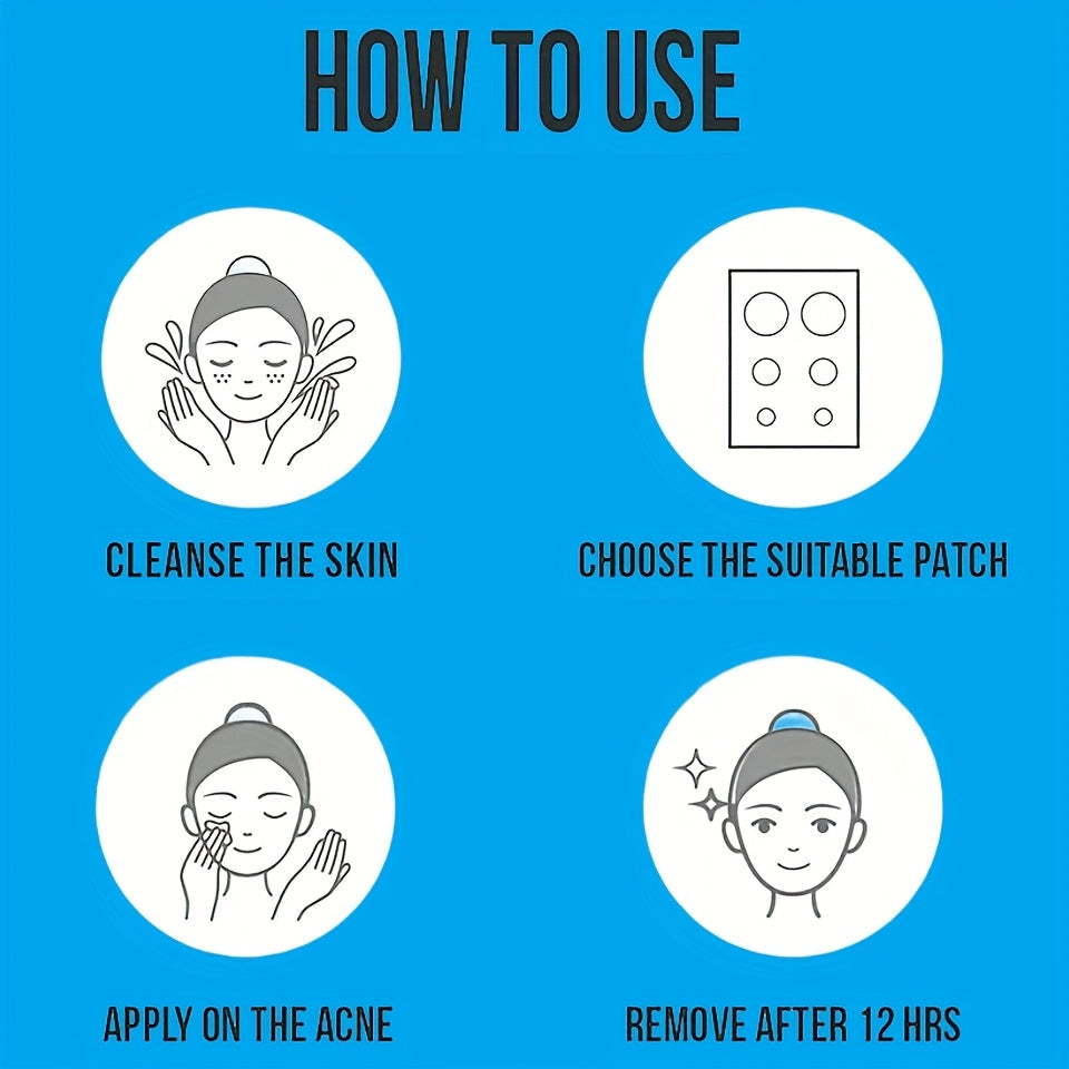 80pcs Cute Cartoon Cat Pimple Patches - HSC9