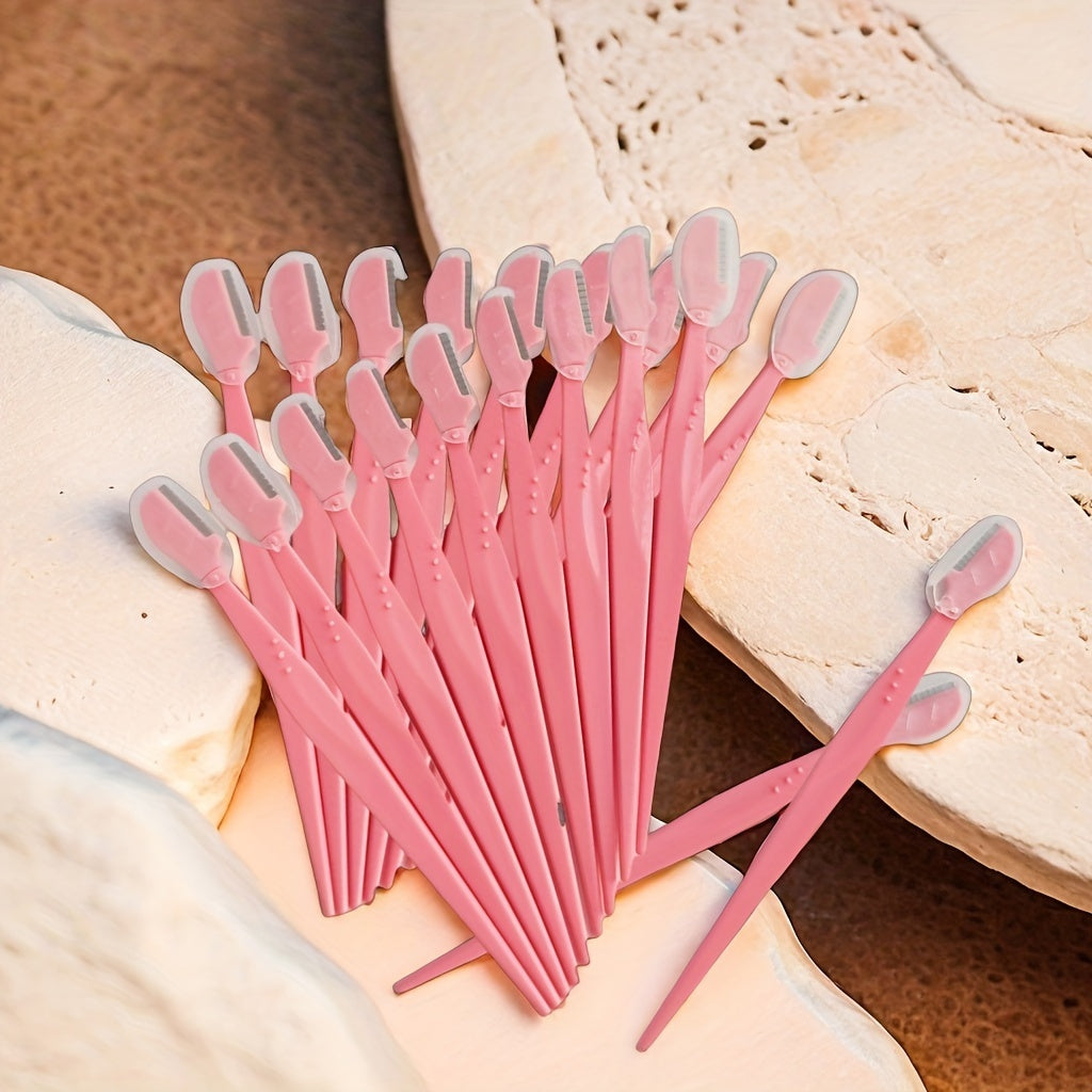 6/12/18pcs Multi-Color Eyebrow Razors - P7TV