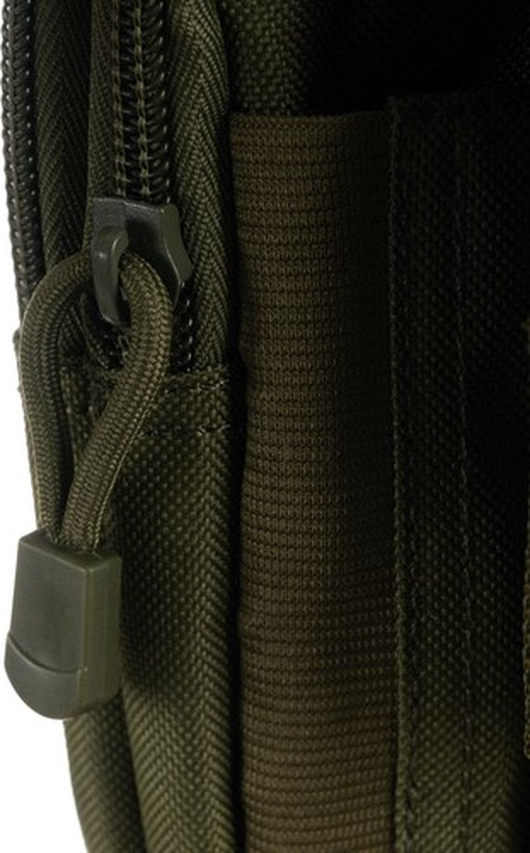 Trizand tactische heuptas - Olijfgroene heuptas met riem voor outdoor en survival