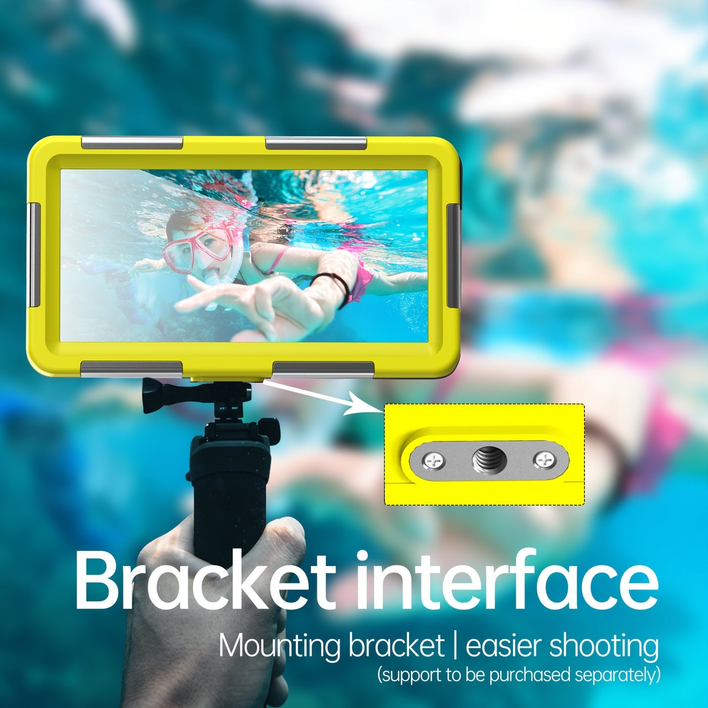 Durable 15m Waterproof Diving Phone Case with Lanyard-95OF