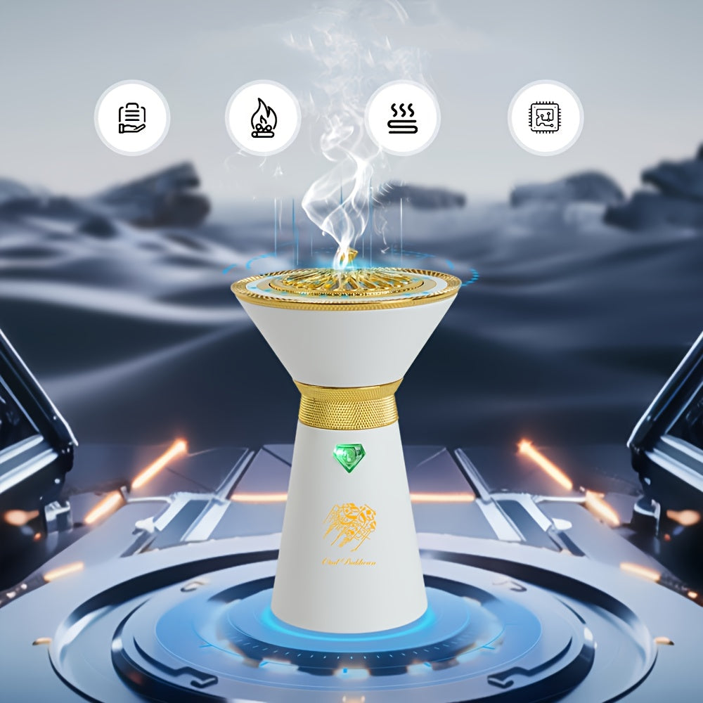 Elegant Car Incense Burner with Arabian Design - TJR2Q9X