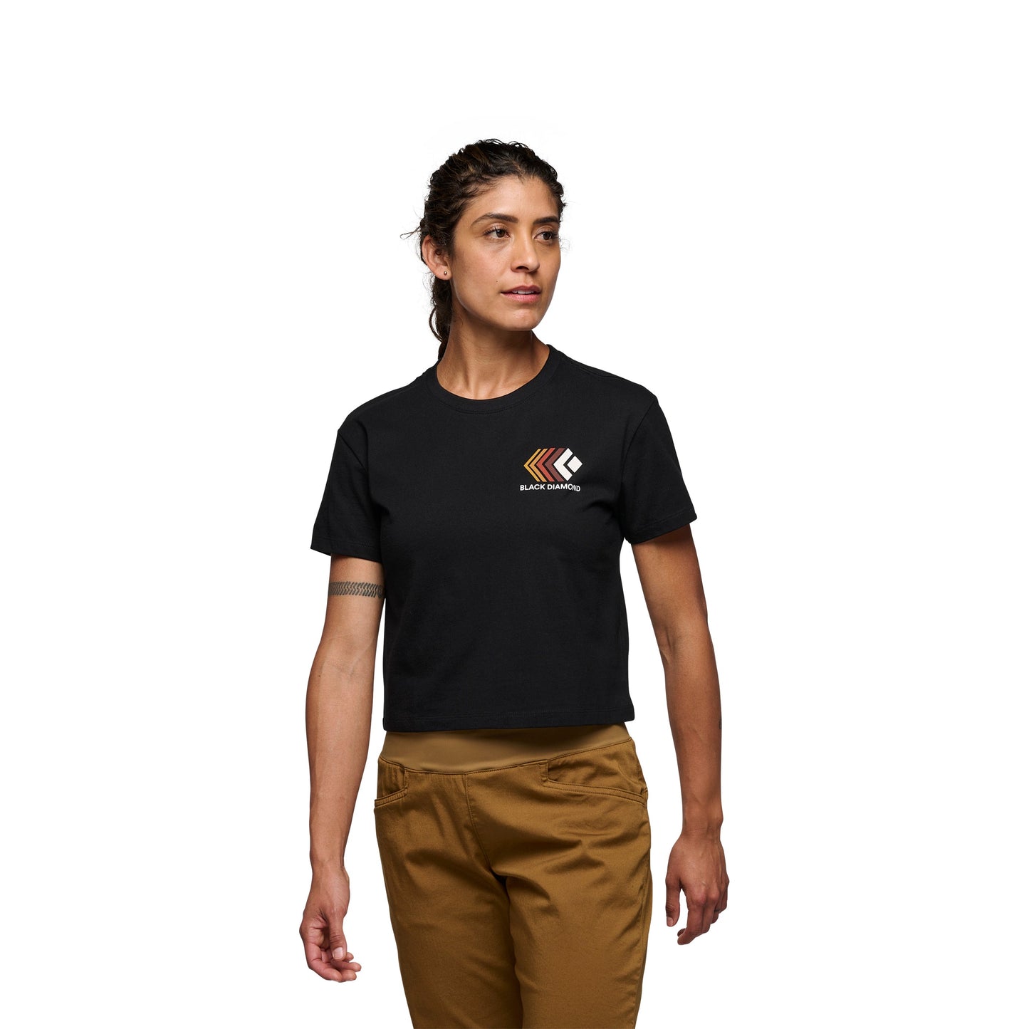 Women's Faded Crop Short Sleeve Tee