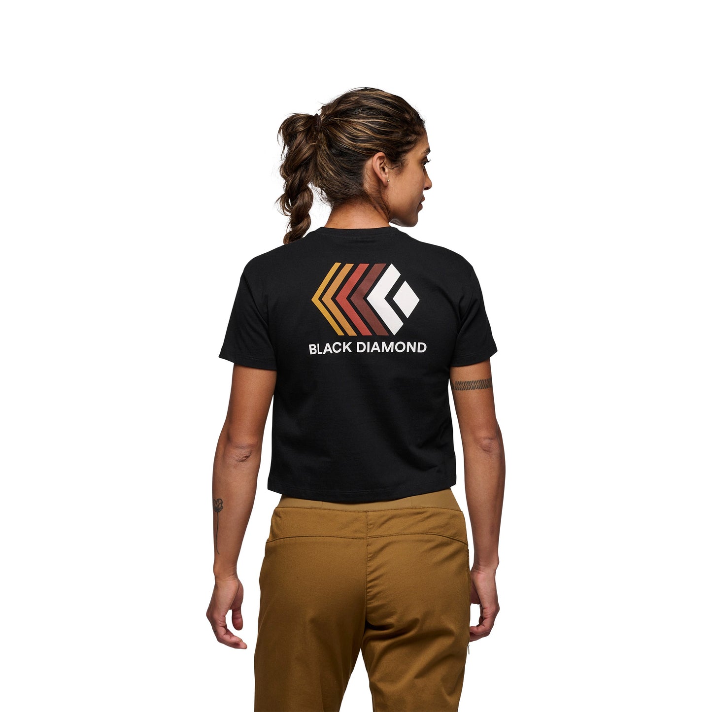 Women's Faded Crop Short Sleeve Tee