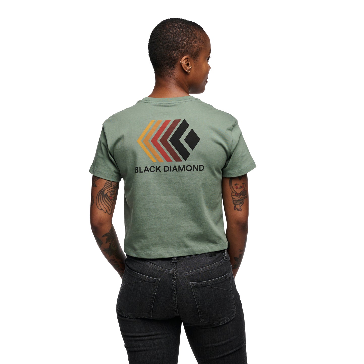 Women's Faded Crop Short Sleeve Tee