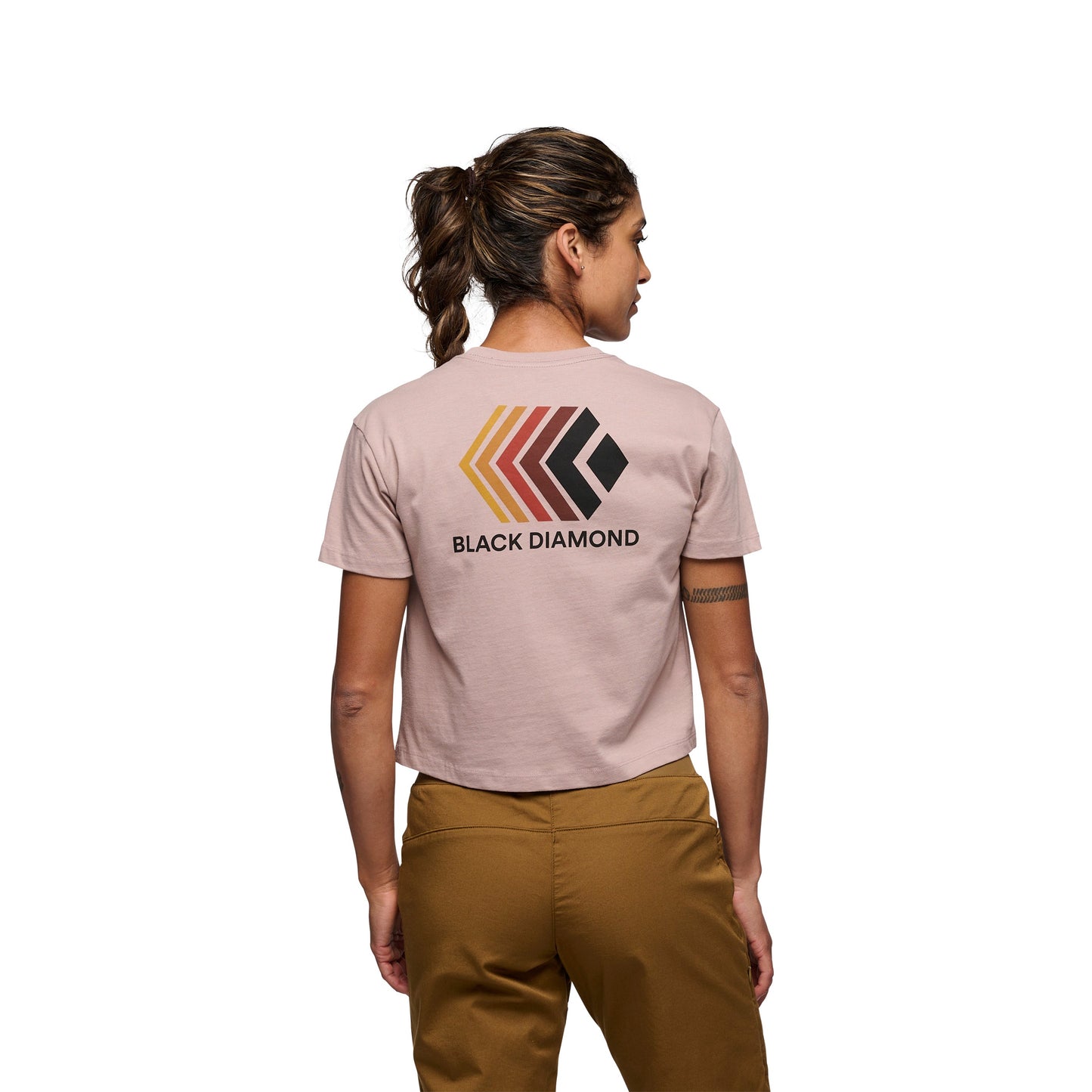 Women's Faded Crop Short Sleeve Tee