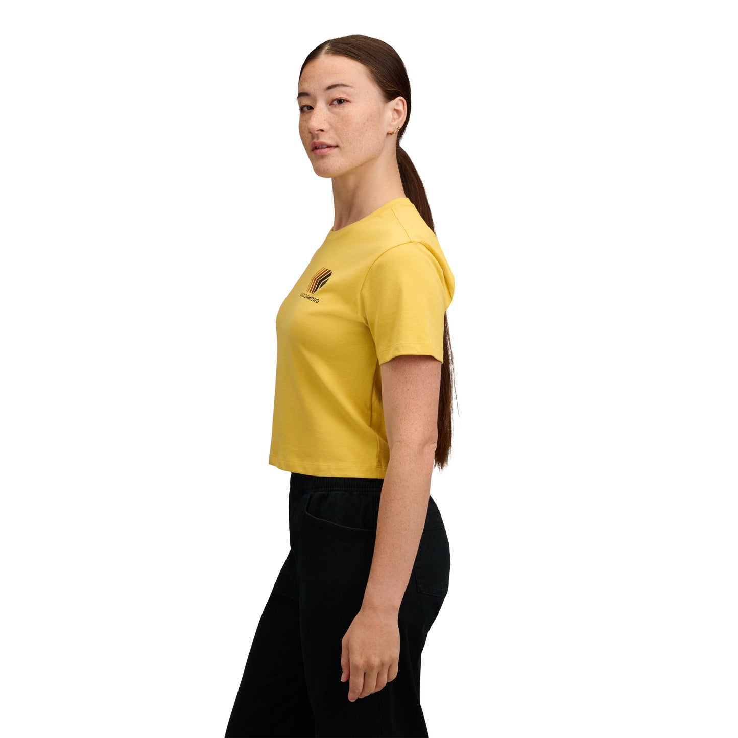 Women's Faded Crop Short Sleeve Tee