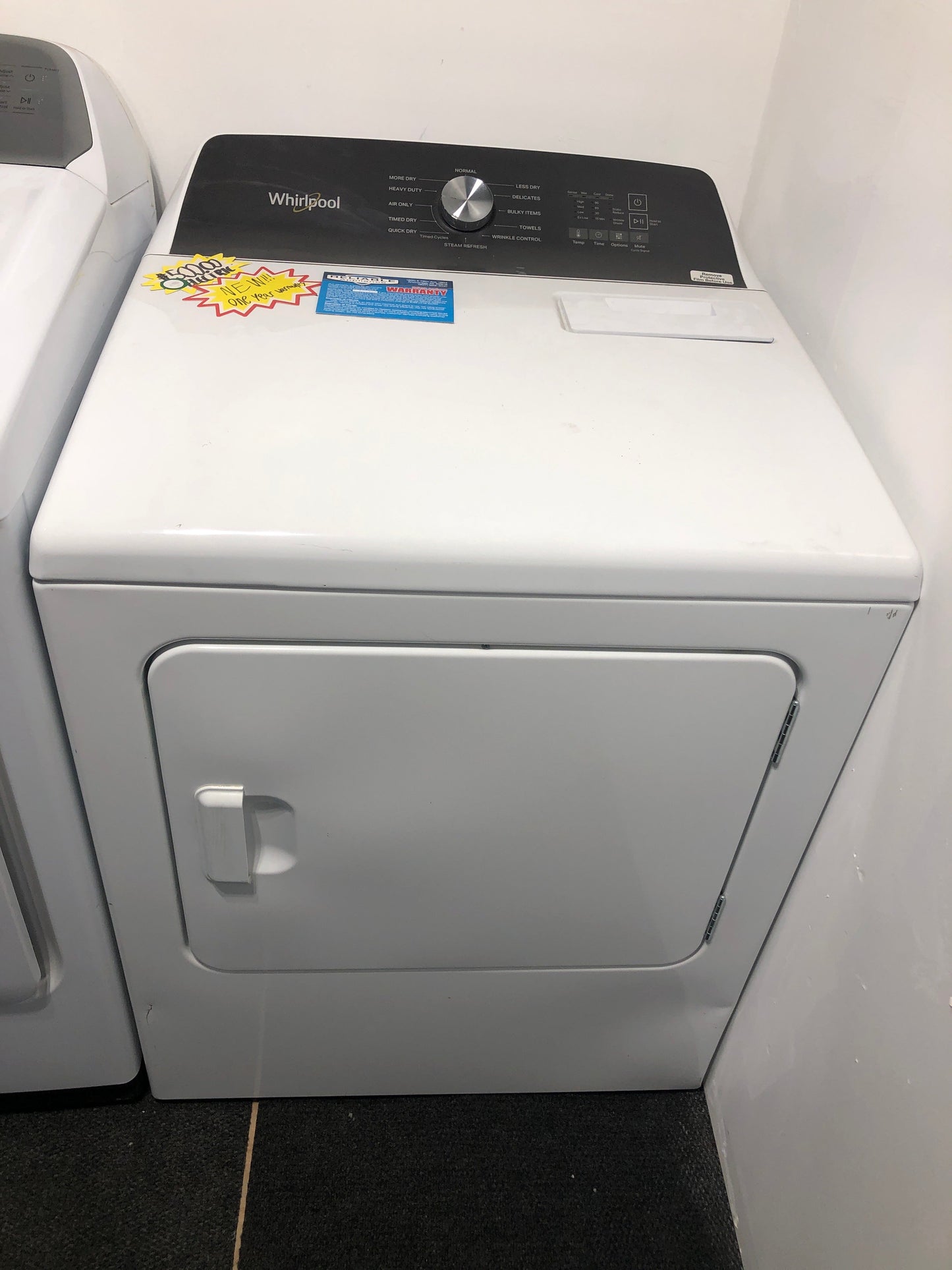 New! Whirlpool Electric Dryer