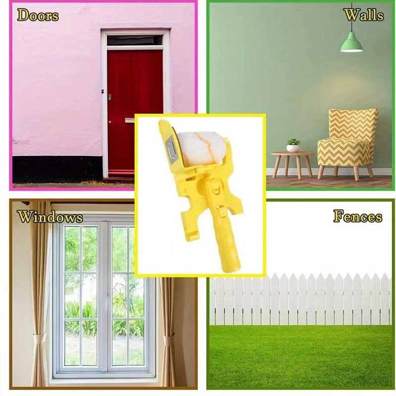 Multi-Functional Interior Wall & Roof Paint Brush Set TJR7D8M