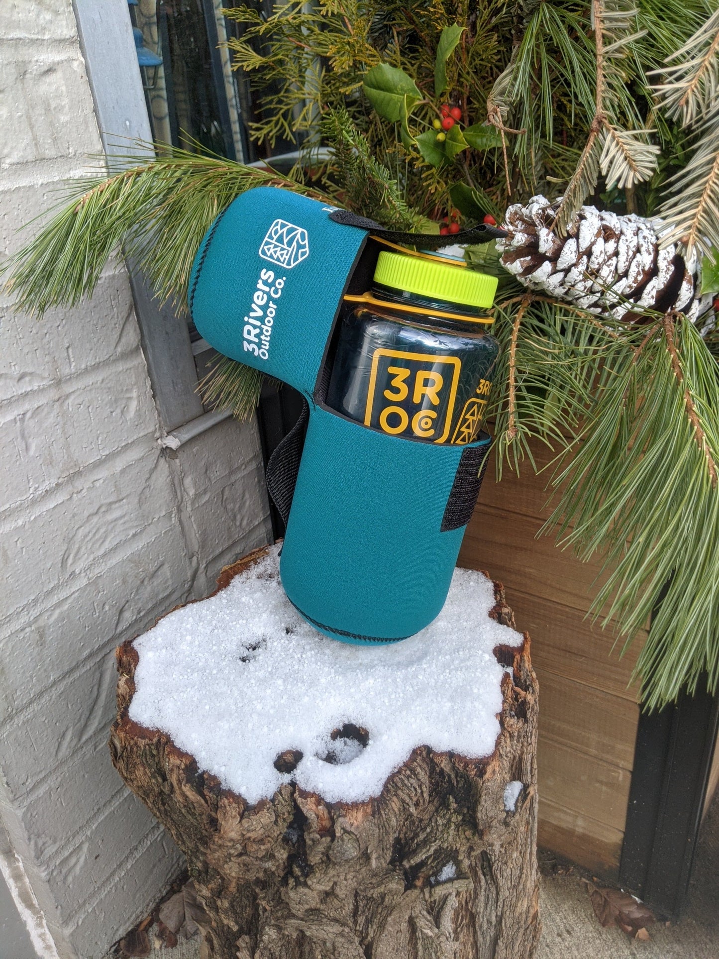 Custom Printed 3ROC Winter Bottle Koozie