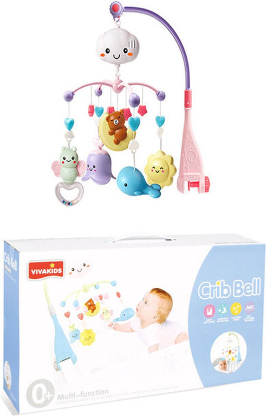 Muziekmobiel Viva Kids - Mobiele baby- Baby Carrousel - muziek bel voor babybed