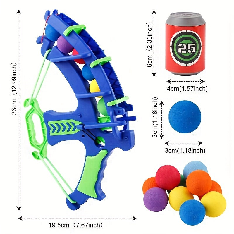 Kids' Safe Archery Set, Blue Bow & Arrow Toy for Ages 3-6 TJR5X8D
