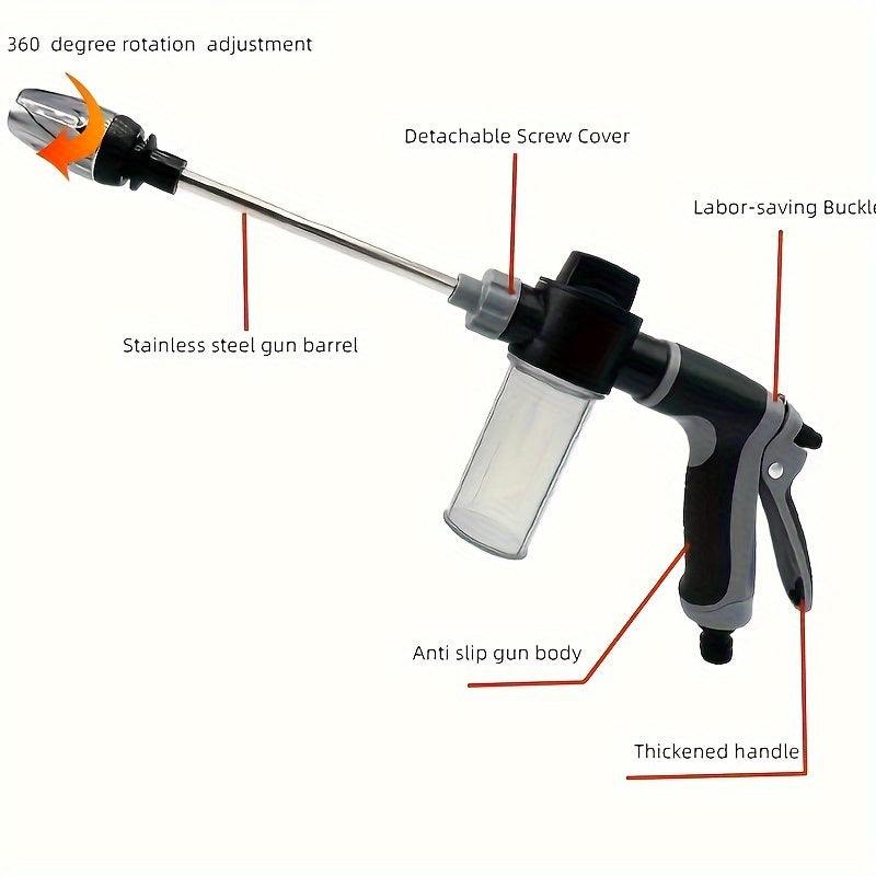 High Pressure Car Wash Gun with Adapters- HMT24CW