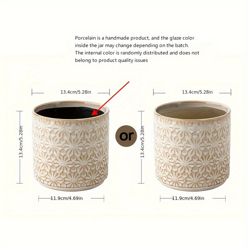 Rustic Ceramic Kitchen Utensil Holder - E7YG