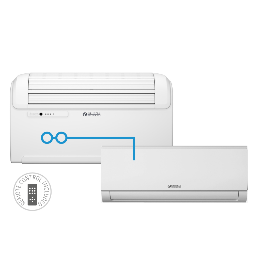 Olimpia Splendid Unico Twin 2.6kW 9000 BTU All-in-One Twin Air Conditioning Unit(s) and Heat Pump
