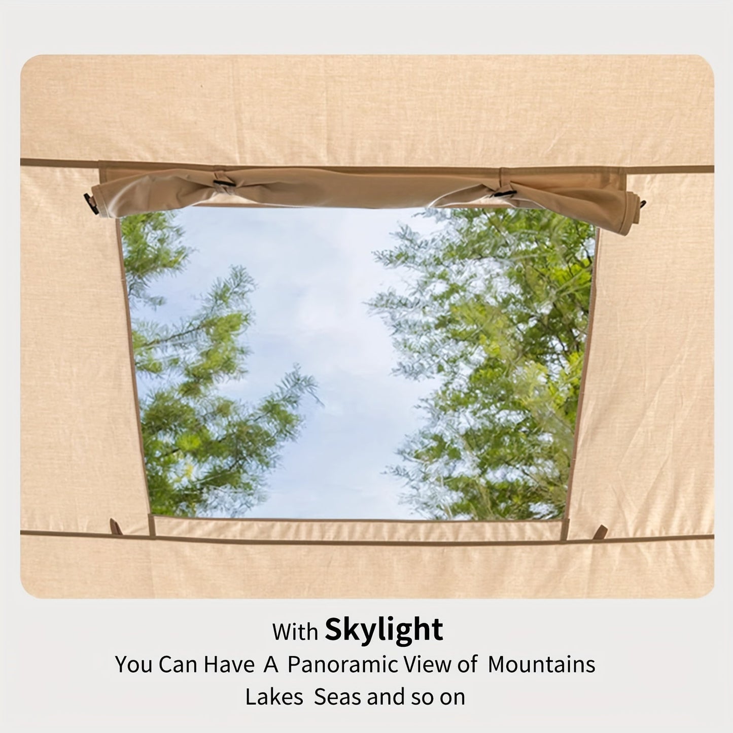 6Person Inflatable Camping Tent  Easy Setup AllSeason Shelter-UFFB