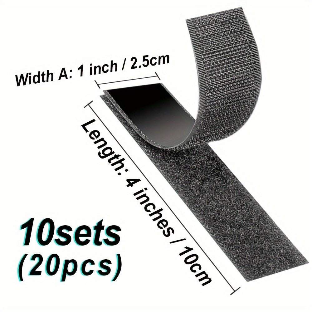 Hook & Loop Tape Strips with Adhesive Back - TJR7X9B