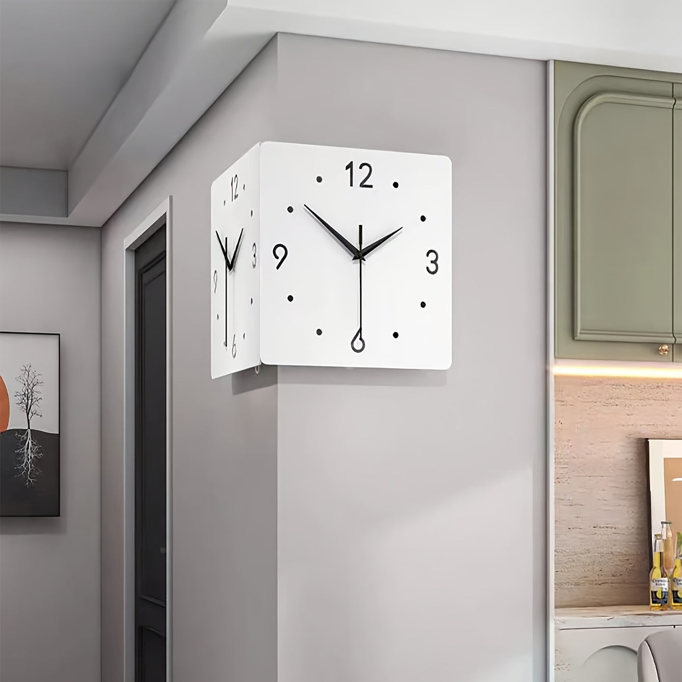 Minimalist Silent Wall Clock- HMT17SW